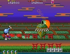 une photo d'Ã©cran de Pistol Daimyo No Bouken sur Arcade